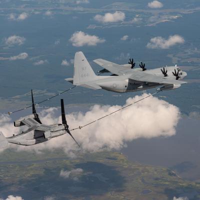 KC-130T with NP2000 AAR MV-22