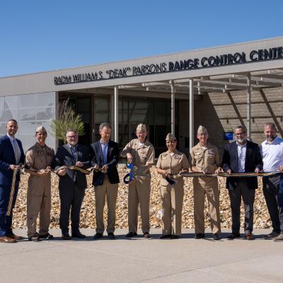 Range Control Center ribbon cutting at China Lake
