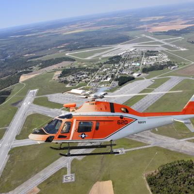 TH-73A over Leonardo facility