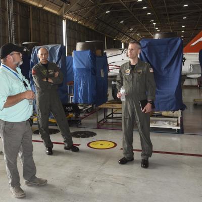 NAVAIR leaders visit production line