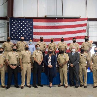 First Sailors complete virtual reality-based EMALS training course 