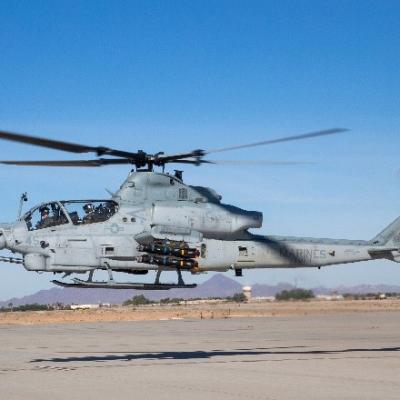 JAGM operational test on AH-1Z in Yuma