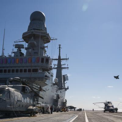 F-35B lands aboard ITS Cavour (CVH 550)