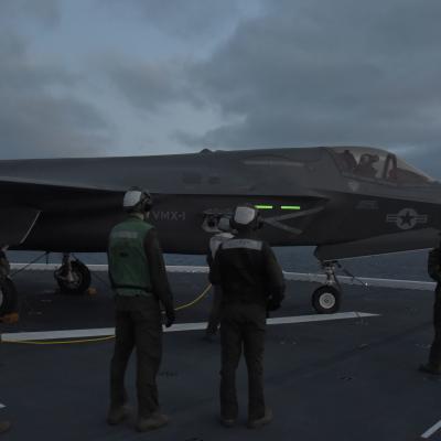 Teamwork illuminates Spot 9, new landing site for F-35B