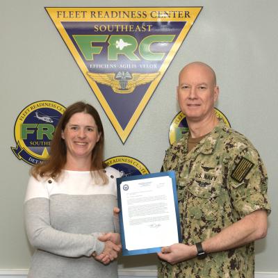 Fleet Readiness Center Southeast (FRCSE) recently announced their 2021 Naval Air Systems Command (NAVAIR) National Mentor of the Year Award winner as well as the recipients for the FRCSE Dora Quinlan Mentor Award.
