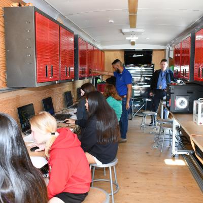 Students learn computer programming