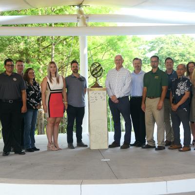 Group gathers with "This is the Way" Award