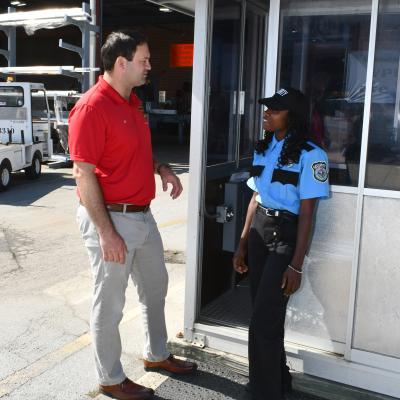 SkillBridge participant works as FRCE security guard.