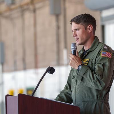 CDR Devin Holmes speaks at Lazenka CoC