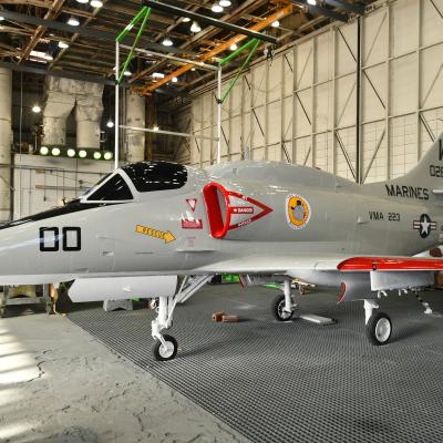 Side view of the finished aircraft 
