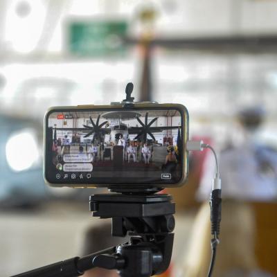 PMA-231 change of command is live-streamed