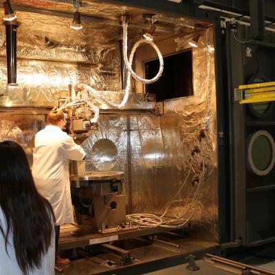Engineers fixture a part using additive manufacturing