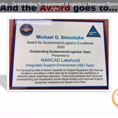 Screenshot of the virtual Simodejka award ceremony