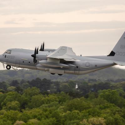 60th USMC KC-130J Takes Off in GA