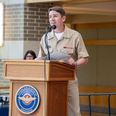 Vice Adm. John Dougherty pictured
