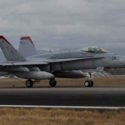 F/A 18C Hornet landing
