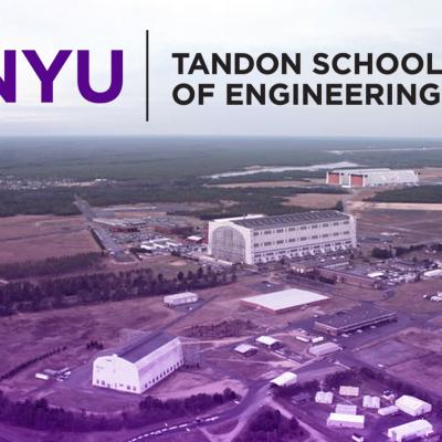 NYU and NAWCAD Lakehurst logos