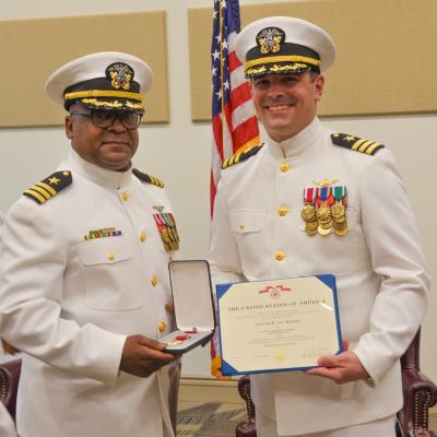Commander Terrance Flournoy Honored During Retirement Ceremony