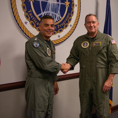 RADM John Lemmon and RADM Shane Gahagan