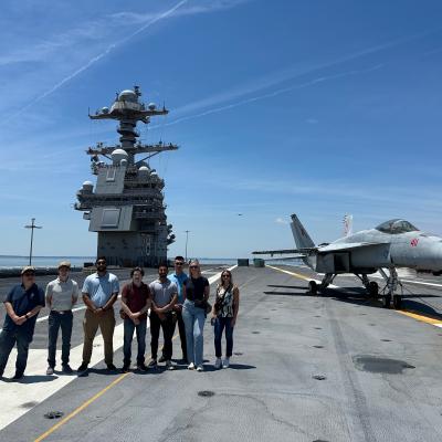 Lakehurst Professional Development Group visits USS Gerald R. Ford