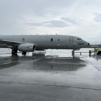 P-8 aircraft on tarmac