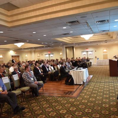 The audience at the 2023 industry day
