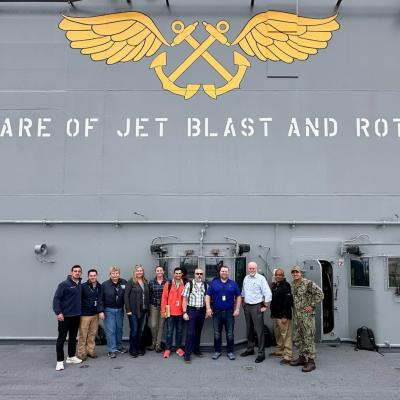 MADMS team onboard USS Tripoli