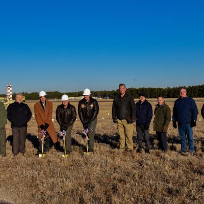 MQ-25 Groundbreaking at NAWCAD Lakehurst