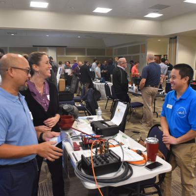 Participants at the NAWCAD Lakehurst Open House Exposition