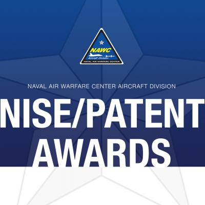 Naval Air Warfare Center Aircraft Division NISE and Patent award graphic