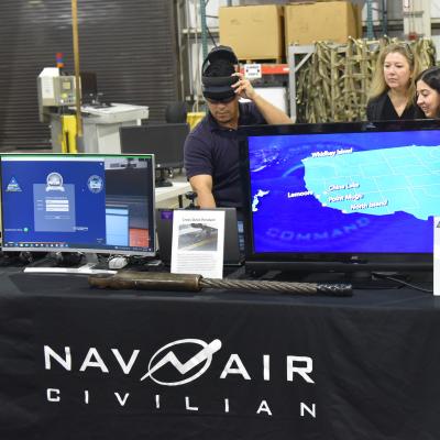 Augmented Reality booth at air show