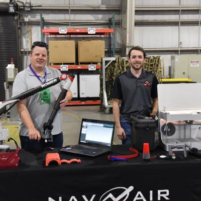 NAWCAD Lakehurst booth at Air Show