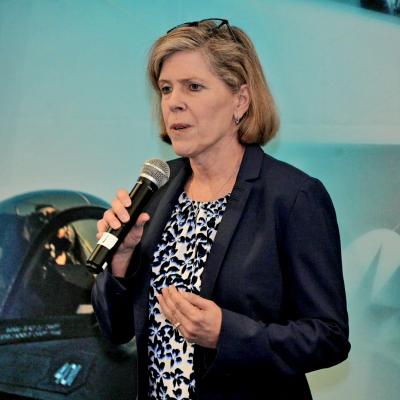 Becky Thacker, director of the COMFRC Business Development and Capability Management office, discusses the various activities performed by NAVAIR's Fleet Readiness Centers.