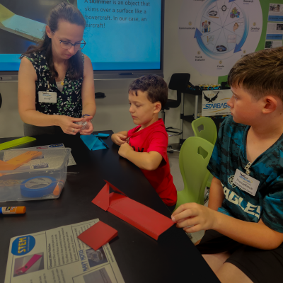Lakehurst team members participate in STARBASE program