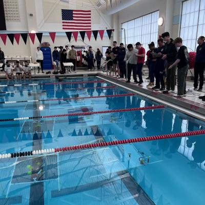 Students compete at the regional SeaPerch event in Neptune, NJ