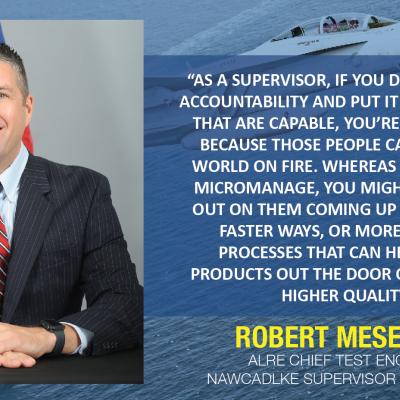 Robert Meseroll, NAWCAD Lakehurst's Supervisor of the Year