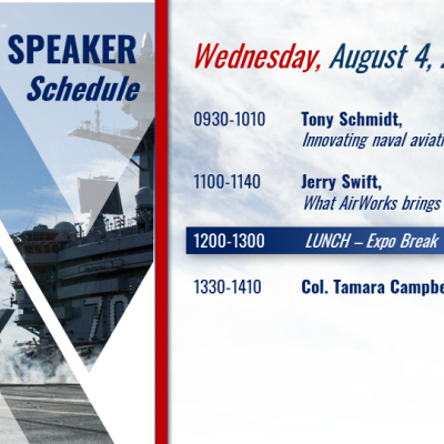 Speaker Schedule - Wednesday, August 4