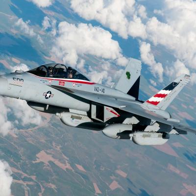 EA-18G in flight