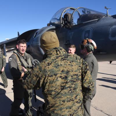 Retired AV-8B II+ soars to new mission with Arizona Air and Space Museum