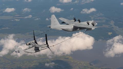 KC-130T with NP2000 AAR MV-22