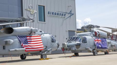 USN MH-60R in Australia