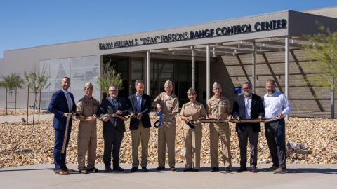 Range Control Center ribbon cutting at China Lake