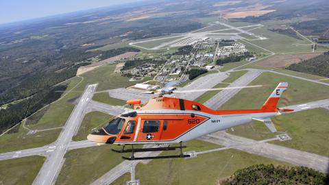 TH-73A over Leonardo facility