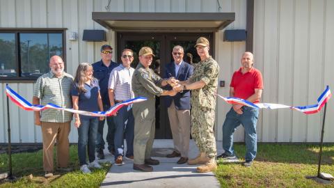 Fleet Readiness Center Southeast (FRCSE) inducted its newest facility, Building 226.