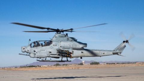 JAGM operational test on AH-1Z in Yuma