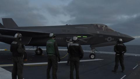 Teamwork illuminates Spot 9, new landing site for F-35B