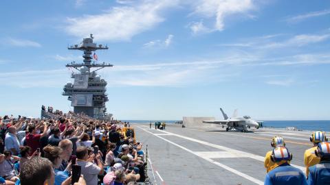 EMALS and AAG reach 10,000 aircraft launches and recoveries
