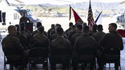 Marine Light Attack Helicopter Training Squadron (HMLAT) 303 graduated a group of Czech airmen from the H-1 aircraft training program on Marine Corps Air Station Camp Pendleton, California, Feb. 9, 2023. 