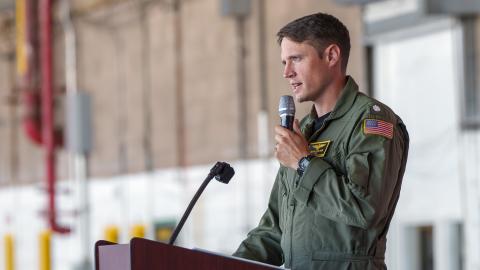 CDR Devin Holmes speaks at Lazenka CoC