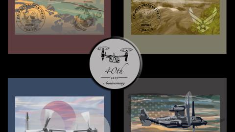 V-22 Program Office Commemorative Poster